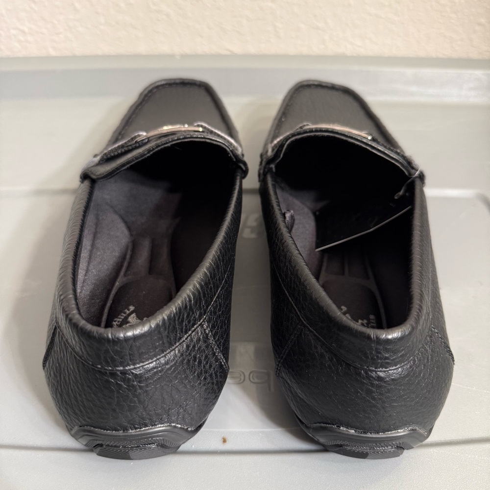 Beverly Hills Polo Club Black Loafers with Silver Accent - Picture 4 of 16